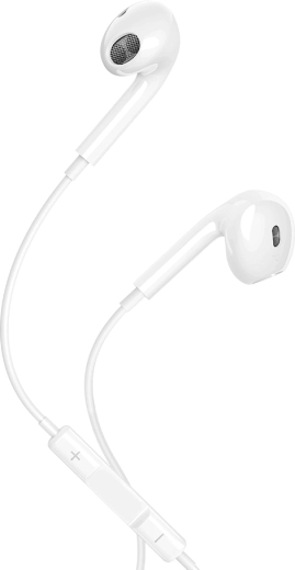 Kabelgebundene In-Ear-Kopfhörer Maxlife mit USB-C, weiß