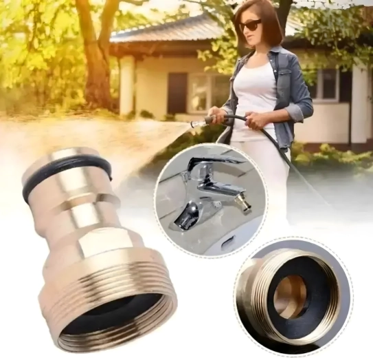 Schneller Anschluss des Schlauchs an den Wasserhahn