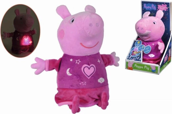 Peppa Pig Plüsch-Schlummerfreund mit Musik und Licht 25 cm
