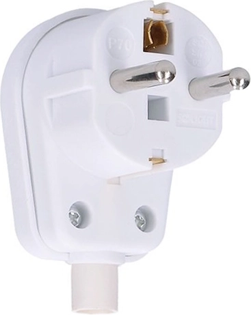 Solight haakse stekker IP20 wit