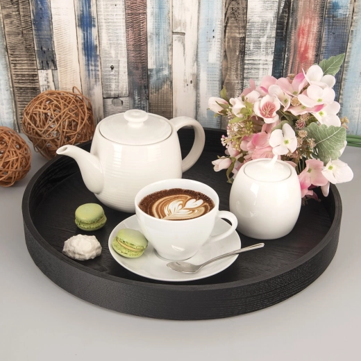 Royale diameter van 38 cm voor comfortabel serveren