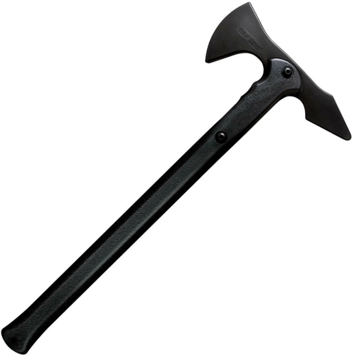 Tomahawk d’entraînement Cold Steel Trench Hawk Trainer, santoprène, 450 g, noir