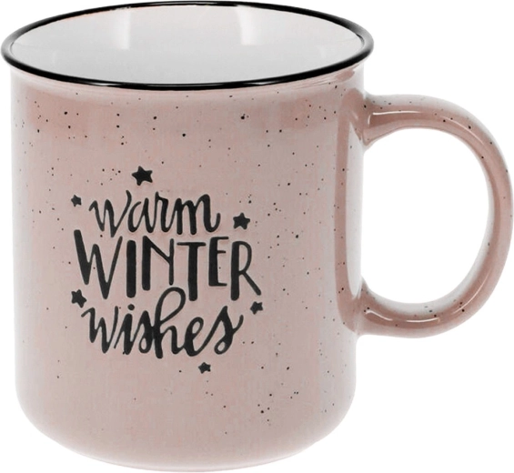 Seasonal “warm winter wishes” design