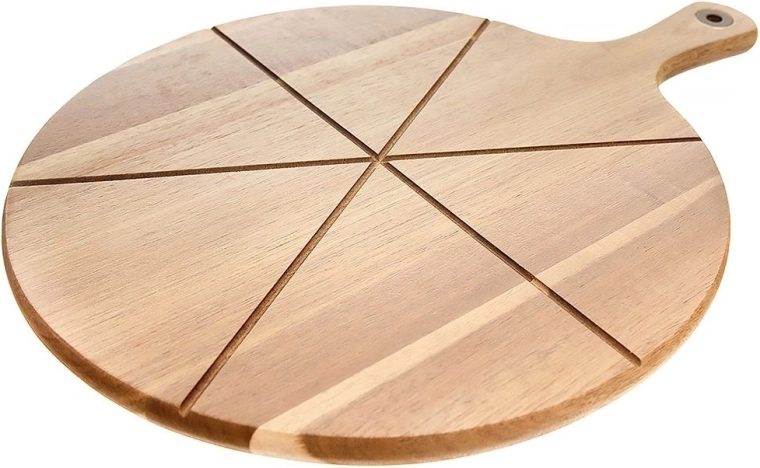 Even slices thanks to guide grooves