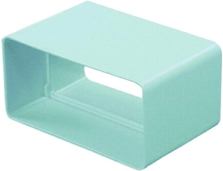 Koppelstuk voor platte ventilatiekanaal 110 × 55 mm