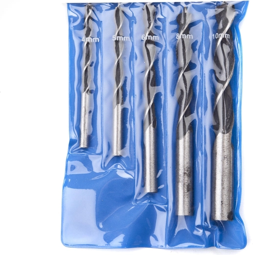 Set houtboren 4–10 mm, 5 stuks