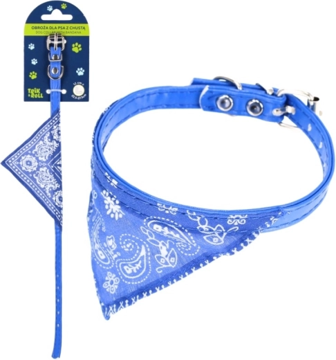Halsband voor honden met bandana TRIK&ROLL 22,5–27,5 cm