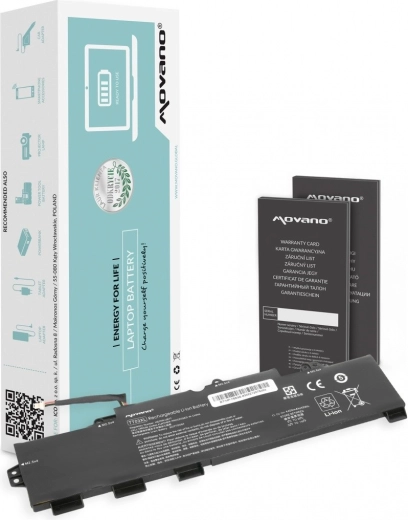 Movano batterij TT03XL voor HP EliteBook 755/850 G5 en 850 G6 4400 mAh (49 Wh)