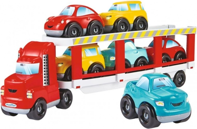 Abrick transporter with 6 cars