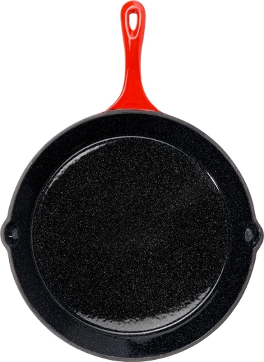 Starkes Gusseisen und Emaille für gleichmäßige Wärme