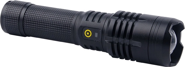 Solight oplaadbare led-zaklamp 1400 lm met zoom en powerbank - 1 stuk