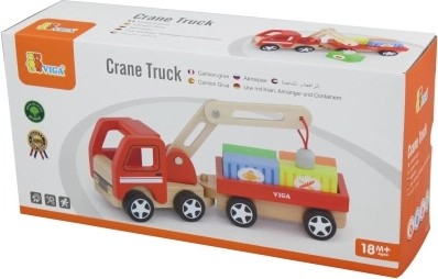 Wooden Crane VIGA with Containers