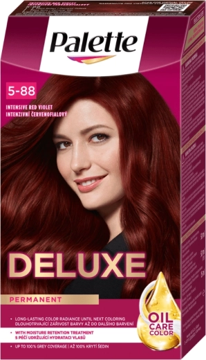 Palette Deluxe intens roodpaars permanente haarverf 50 ml