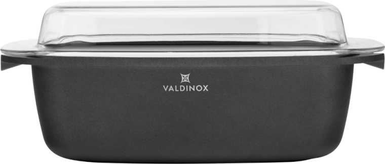 VALDINOX Expert rechteckiger Bräter mit Deckel 32 × 21 cm