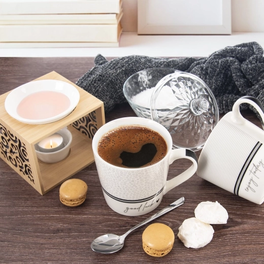 For everyday serving of coffee and tea