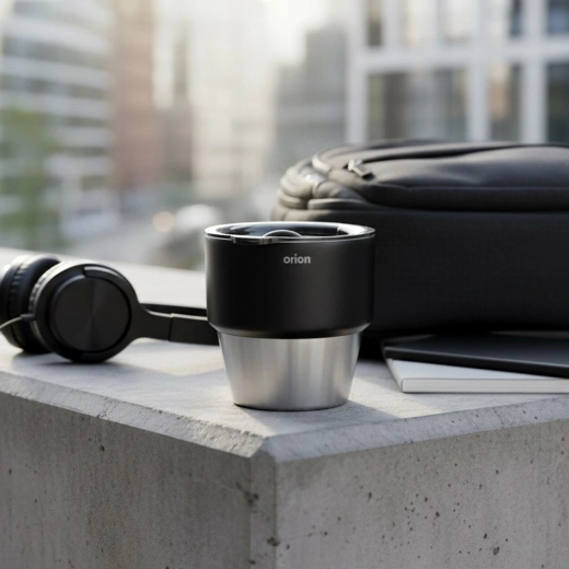 Format compact pour porte-gobelets de voiture