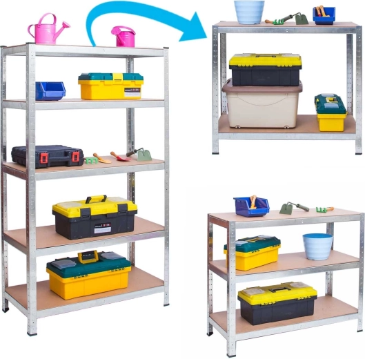 Flexible arrangement and split into two racks