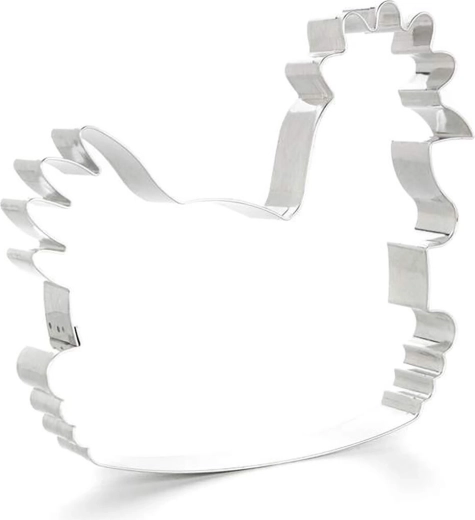Koekjesuitsteker kip op mand 13,7 × 13 × 2 cm