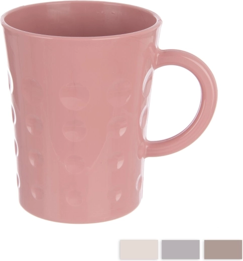 Boncu mug 350 ml – assorted colors with textured relief surface
