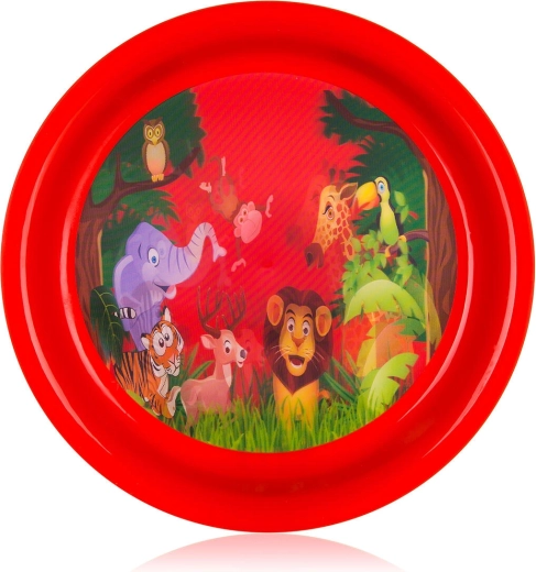 Assiette pour enfants en plastique ZOO 19,5 cm