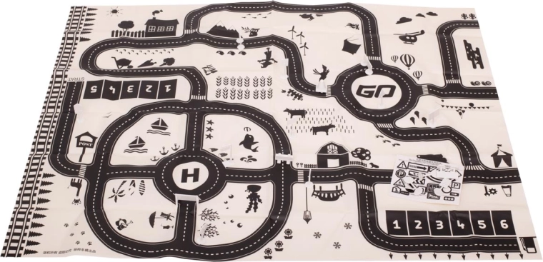 Children's toy city waterproof play mat