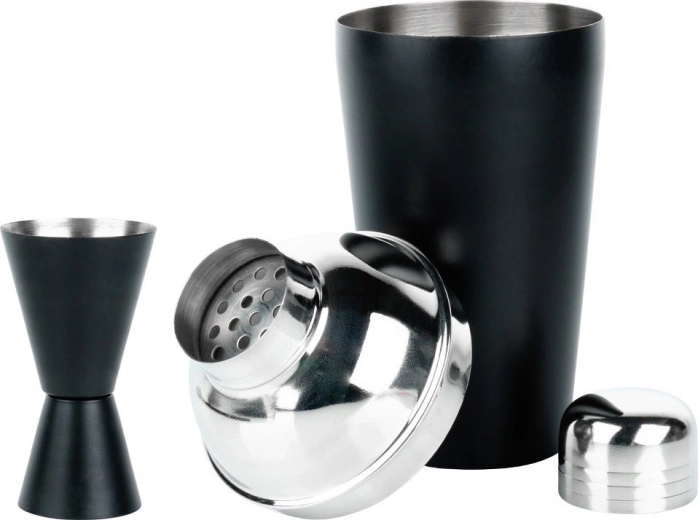 Durable stainless steel with matte black finish