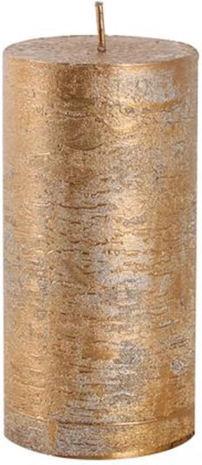 Rustikale Provence-Kerze in Kupfer, 12 cm