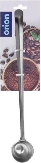 Long handle for comfortable scooping