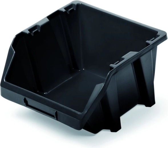Kunststof opbergbak Bineer Short 92 × 77 × 60 mm, zwart