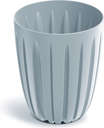 Wario Flower Pot 13.7 cm light gray with inner insert