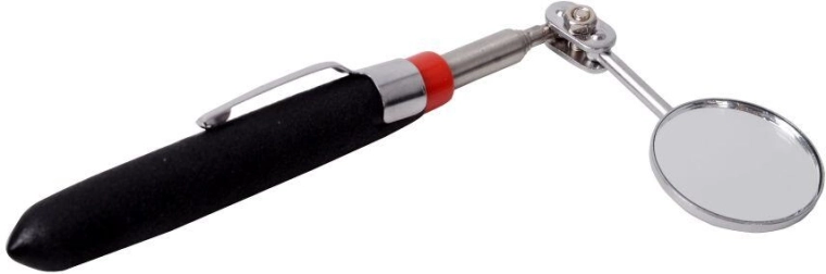 Compact pen-style design with clip