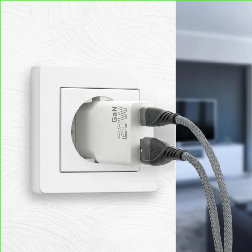 Zwei Ausgänge: USB‑C PD + USB‑A QC 3.0