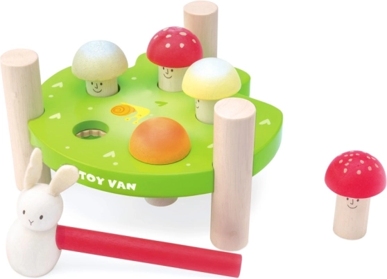 Happy Mushrooms Hammering Toy by Le Toy Van