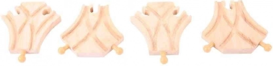 Large Set of Railway Symmetrical Switches 4 pcs