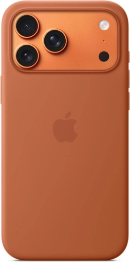 Silicone Case with MagSafe for iPhone 17 Pro Max – Terracotta