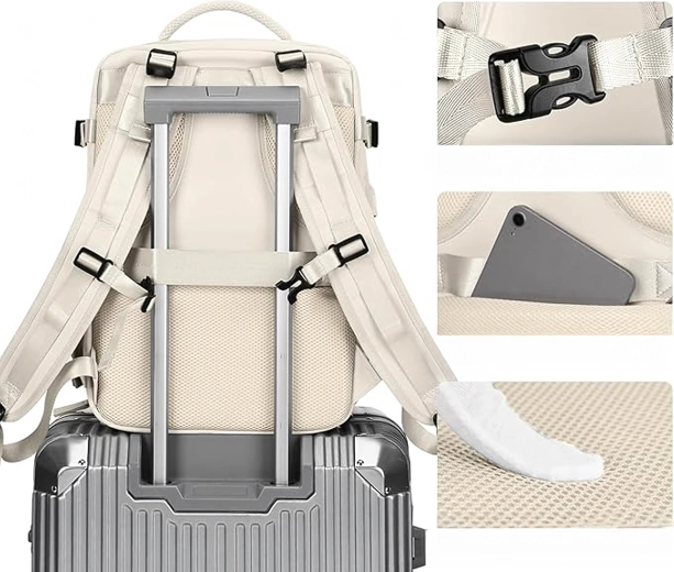 Comfortable travel with luggage attachment