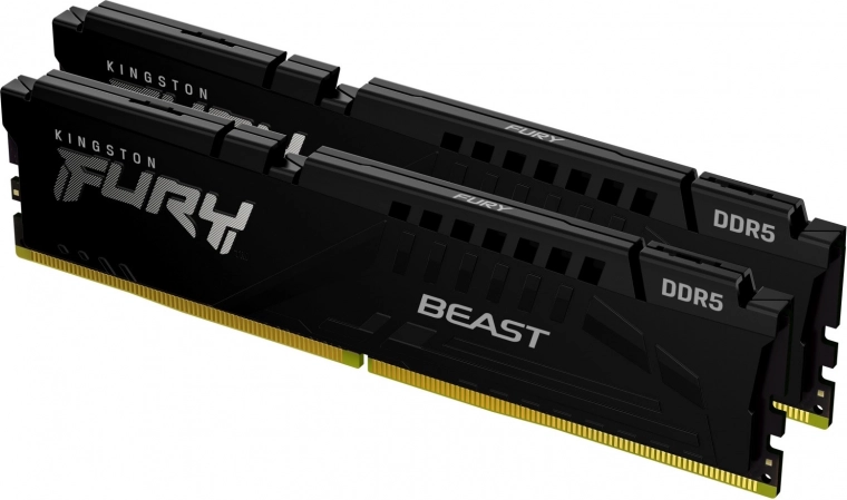 Kingston FURY Beast DDR5 32 GB (2×16 GB) 5600 MHz CL36, Schwarz, AMD EXPO