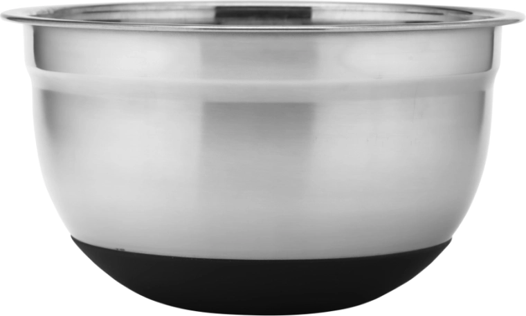 Bol de cuisine en acier inoxydable AltomDesign avec base en silicone antidérapante 20 cm
