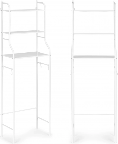 Hoher Badezimmerschrank mit 3 Regalböden Aluminiumkonstruktion
