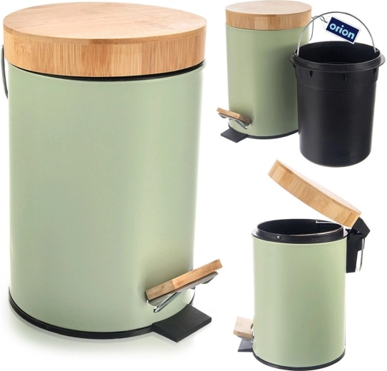 Stilvoller Stahl und natürlicher Bambus