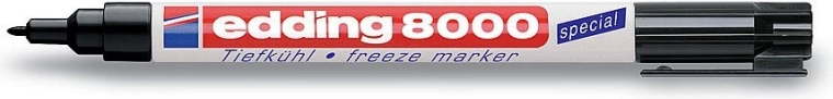 Gefrierschrank-Marker edding 8000, schwarz