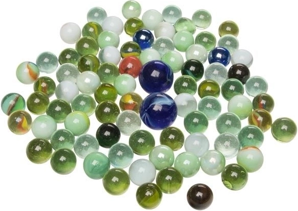 Glazen knikkers - Set van 88 stuks