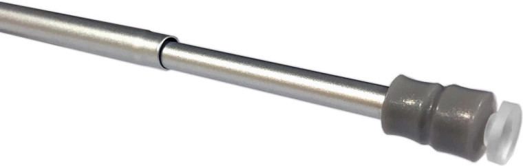 Telescopic café tension rod 56–90 cm, silver