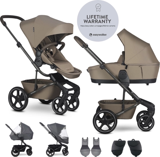 Easywalker Harvey NXT XL 2-in-1 stroller set, mocha brown