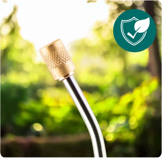 Brass nozzle for precise spraying