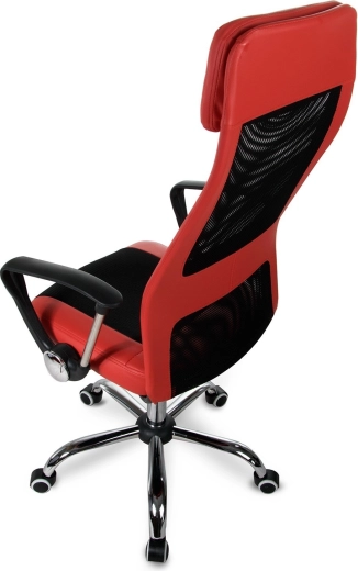 Ergonomische hoge rugleuning met lendensteun