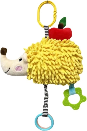 Hérisson musical en peluche 18 cm