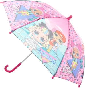 Automatischer Regenschirm mit L.O.L. Puppenmotiv