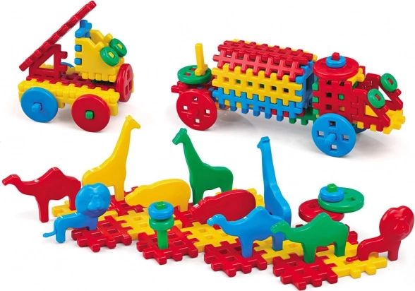 Build animals and wheeled vehicles