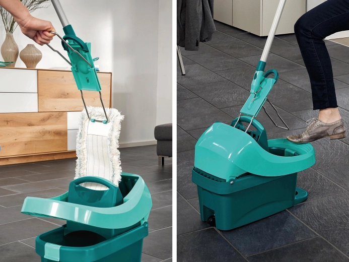 Hygienic wringing without contact with water